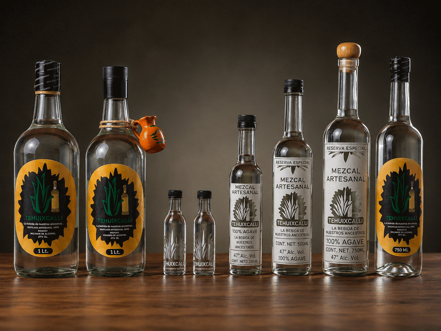 Presentacion de Mezcales